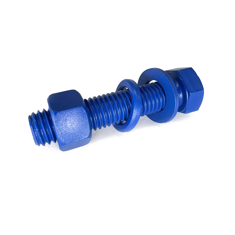 Gred 10.9 12.9 8.8 A2 70 Skru bersalut Blue Steel Steel Stainless Steel