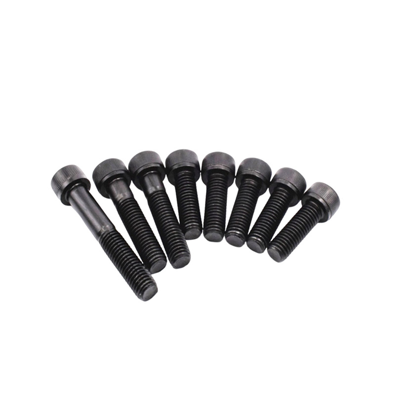 A2 70 Skru soket heksagon keluli tahan karat hitam