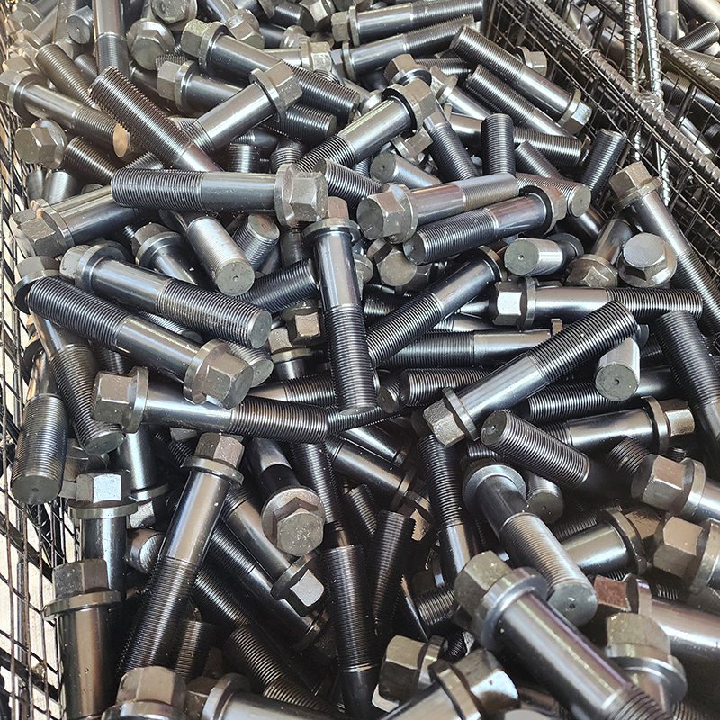 Keluli Aloi M8×60 Gred 8.8 Bersalut Zink Kepala Hex Flange Bolt Bolt Silinder Keluli Aloi M8×60 Gred 8.8 Bersalut Zink Kepala Hex Flange Bolt Bolt Silinder