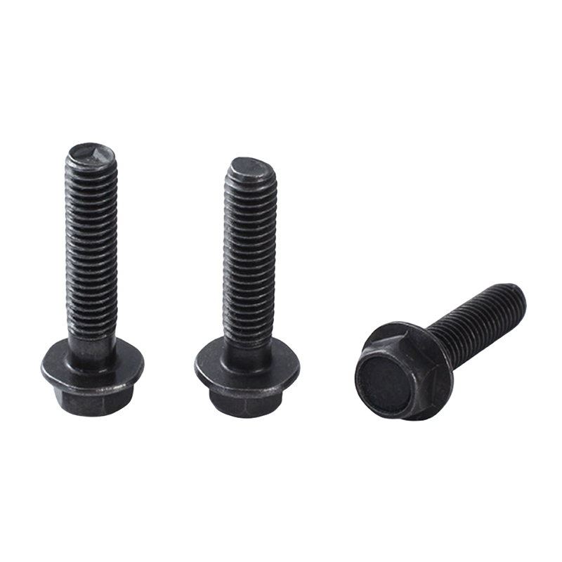 M5*10 Gred 8.8 Bolt Kepala Hex Bebibir Keluli Karbon