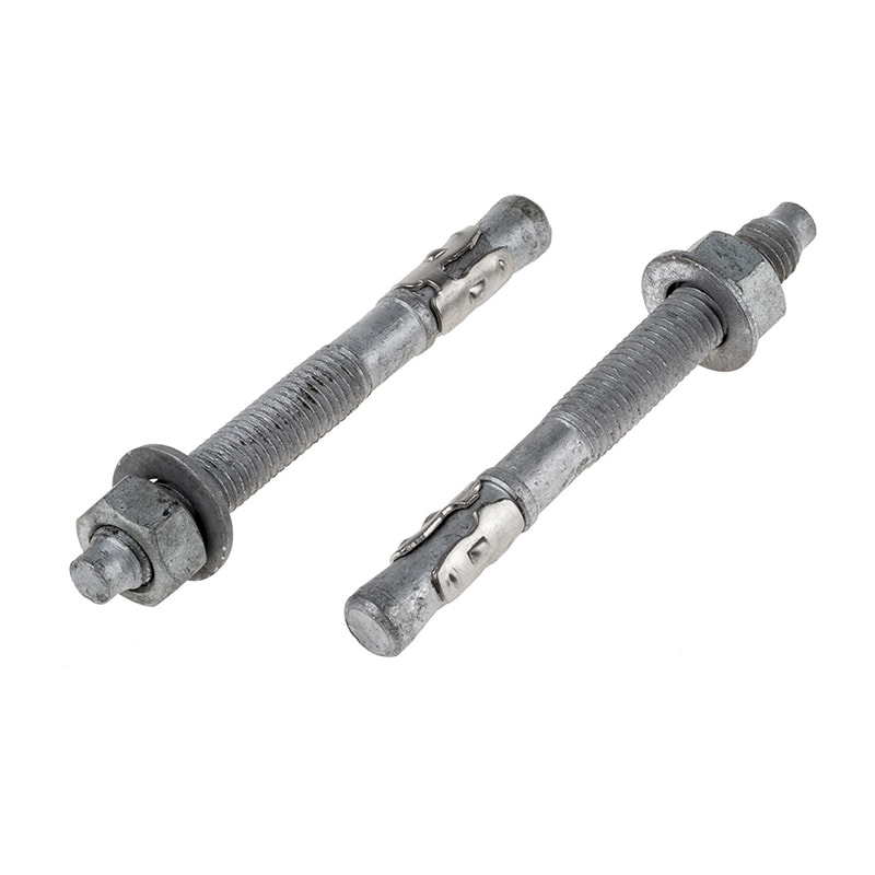 ASTM F1554 Keluli Karbon Hot-Dip Galvanized Anchor Bolt
