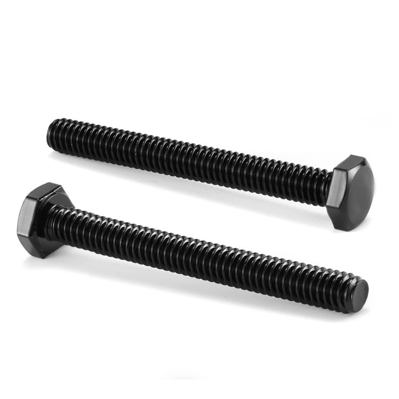 SS304 A2-70 Oksida Hitam Benang Penuh Bolt Heksagon DIN 933 SS304 A2-70 Oksida Hitam Benang Penuh Bolt Heksagon DIN 933