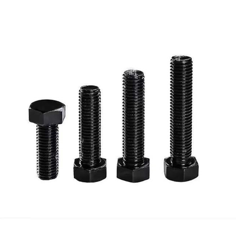 SS304 A2-70 Oksida Hitam Benang Penuh Bolt Heksagon DIN 933 SS304 A2-70 Oksida Hitam Benang Penuh Bolt Heksagon DIN 933